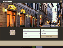 Tablet Screenshot of hotelrexflorence.com